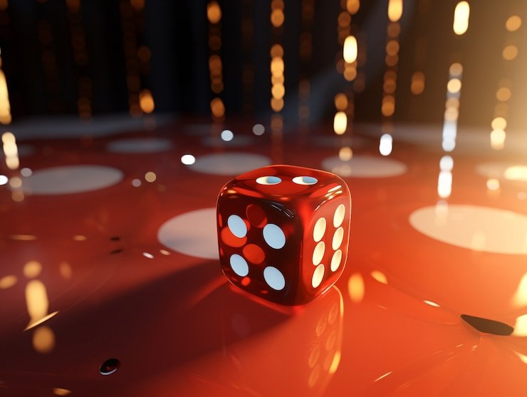 Antarmuka mobile Lucky Twins menampilkan meja dan kontrol taruhan