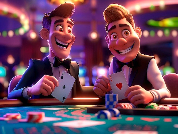 Layar dealer langsung Texas Hold'em Bonus di aplikasi vinix388